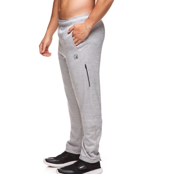 NWT AND1 Mens and Big Mens Active Tech Fleece Basketball SweatPants Heather - Picture 4 of 7